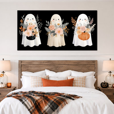 Automne, art mural sur toile Halloween