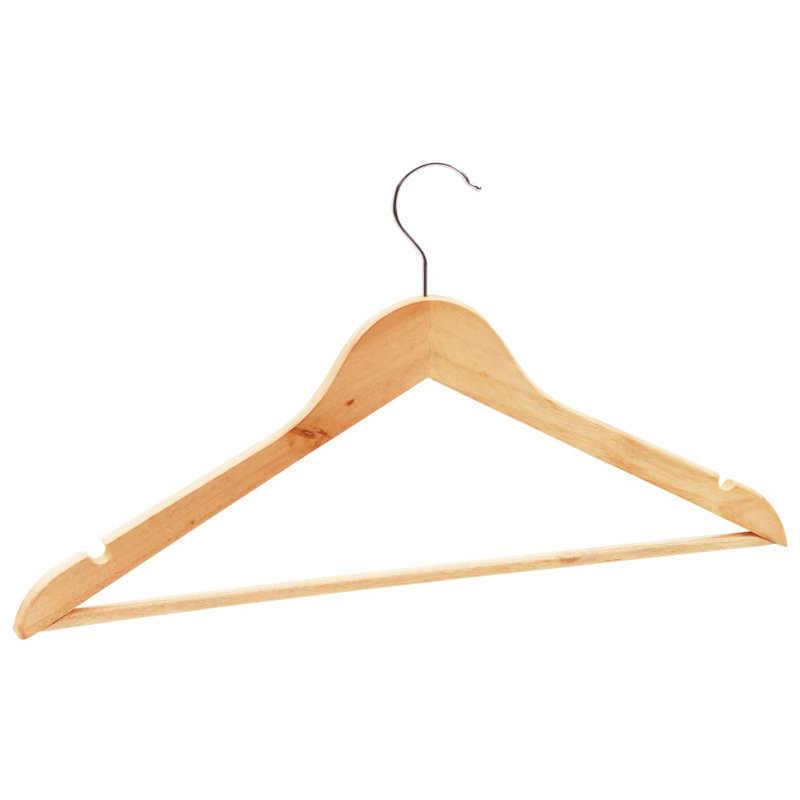 Harwick Wood Standard Hanger, Light Brown