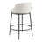 Corrinne Hammered Forged Steel Upholstered Counter Height Stool-606350369