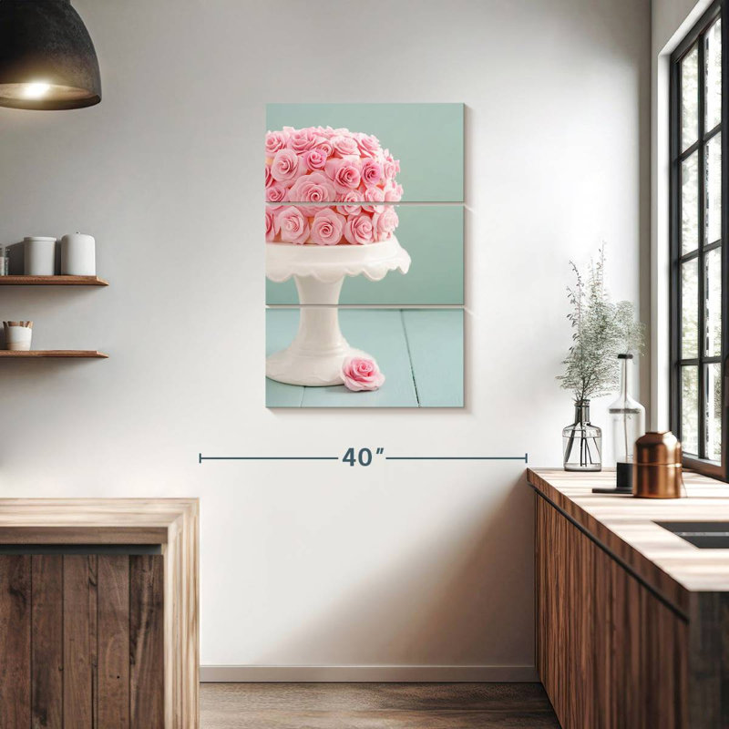 Yarlin Rose Birthday Cake, 38" H x 24" W