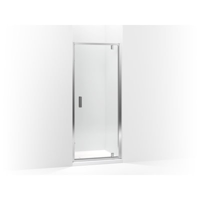 Torsion Pivot Shower Door Thick Crystal Clear Glass
