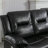 3 Seater Home Theater Recliner Manual Recliner Chair With A LED Light Strip Two Built-In Cup Holders For Living Room,Bedroom