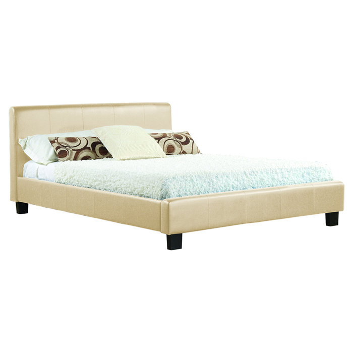 Upholstered Bed, Kingsize (5'), Cream