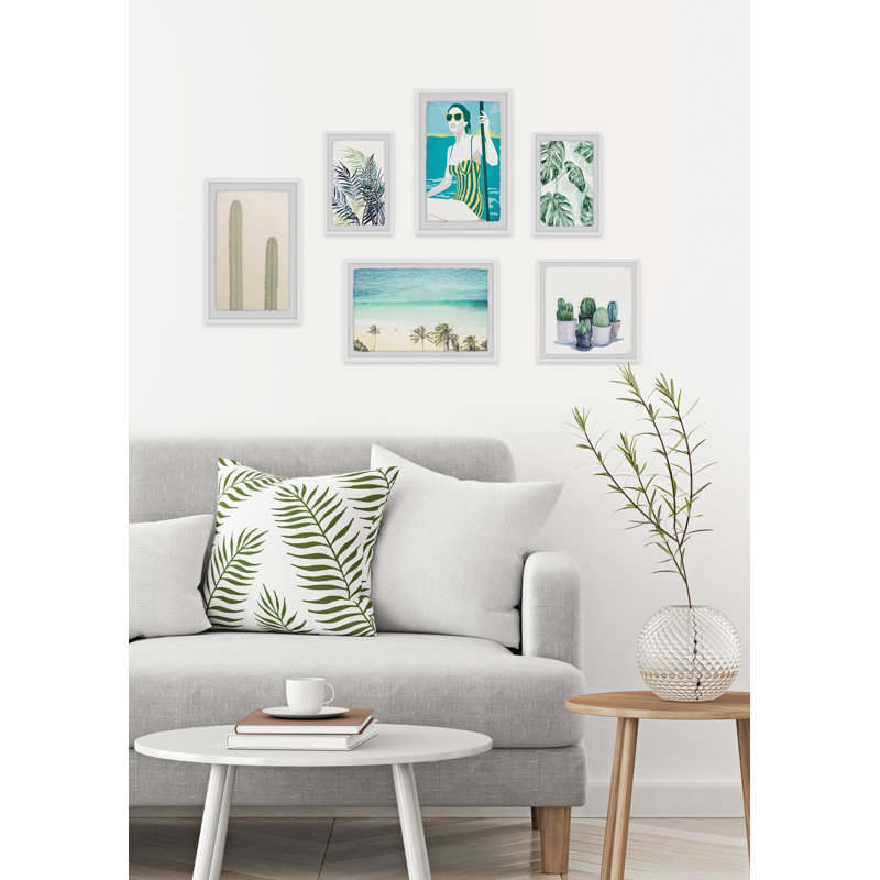 Khadyn Persian Greens Hexaptych