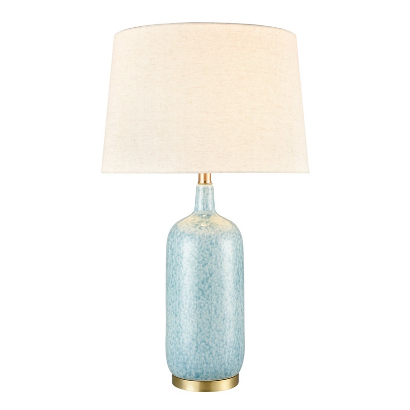 Lampe de table 1 lumière de 28 po Port Isabel - bleu
