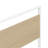 Erie metal bed frame with 4 Metal Legs - Bed in Powder Coating Linen white Color and Linen white Wood laminate-776939241