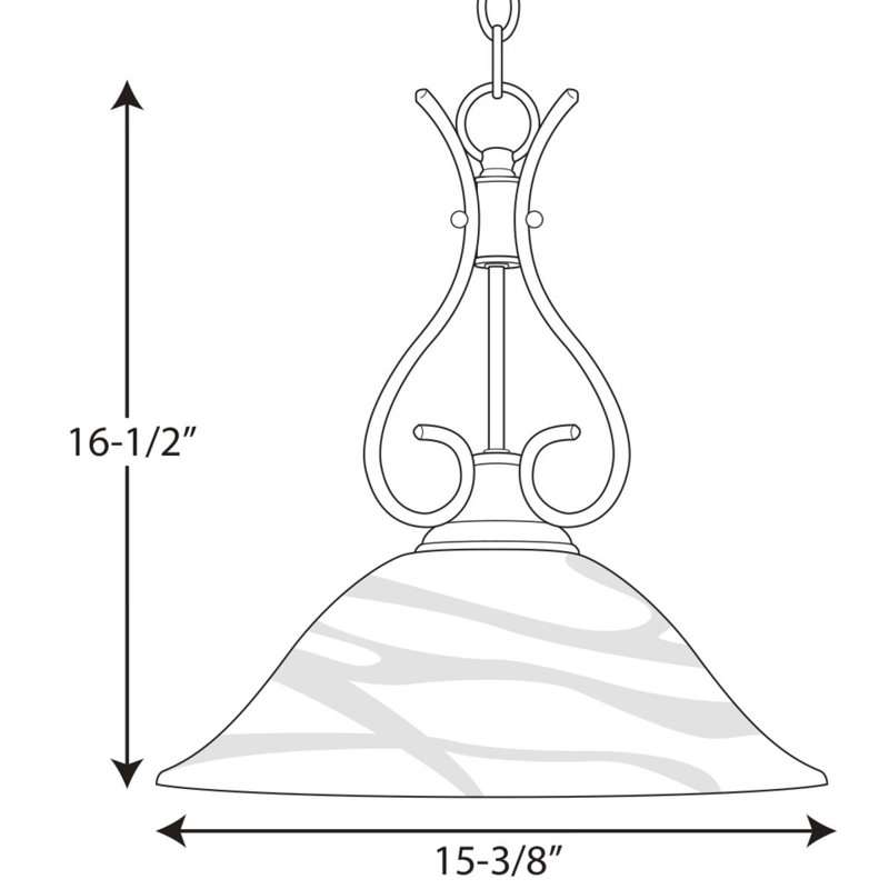 Cates 1 - Light Single Pendant, Brushed Nickel
