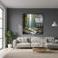 Art mural paysage de forêt boisée - pin-738698861