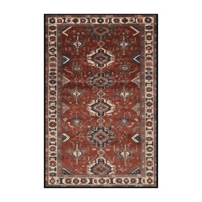 Tapis brun lavable à la machine