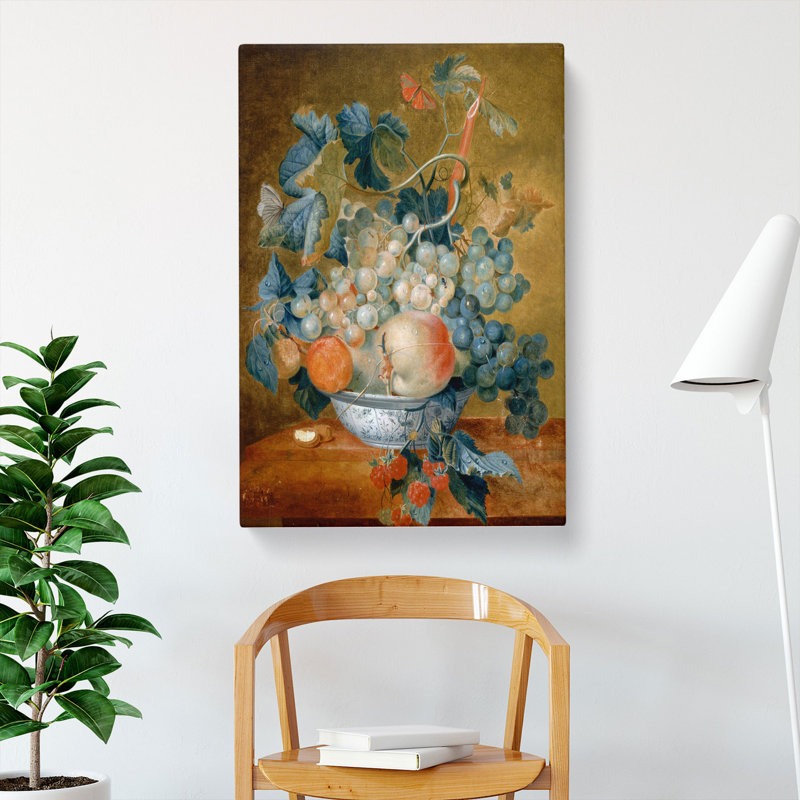 Still Life with Flowers and Fruit Vol.3 by Jan Van Huysum - Wrapped Canvas, 60cm H x 40cm W x 3cm D