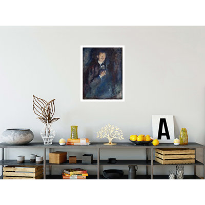 Self-Portrait with Burning Cigarette by Edvard Munch - Giclee Print
