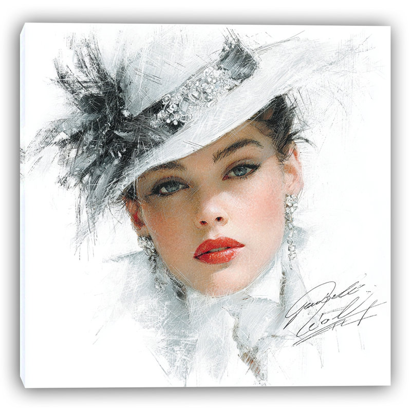 Ivory Plume – Wrapped Canvas Wall Art
