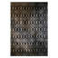 Tapis géométrique brun / blanc / noir-994233312