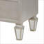 Table de chevet 2 tiroirs Silver Glam
