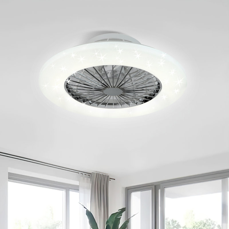Machell 19.7'' Ceiling Fan with LED Lights