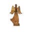 Ensemble de 2 anges en bois émaillé