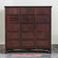 Armoire à chaussures rétro de grande capacité de style chinois