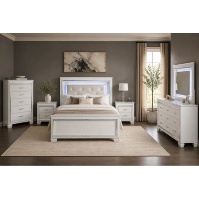 Throop Full 6-Piece Bedroom Set