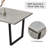 Lakishia 5-Piece Rectangular Dining Table Set with 4 Chairs for Dining Kitchen Room-421501604
