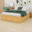 Platform Bed Frame with 4 Storage Drawers and Hydraulic Footboard Storage, No Headboard Style-250005436
