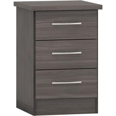 Cascio 3 Drawer Bedside Table