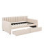 Lit de jour simple tapissier avec tiroirs-949229622