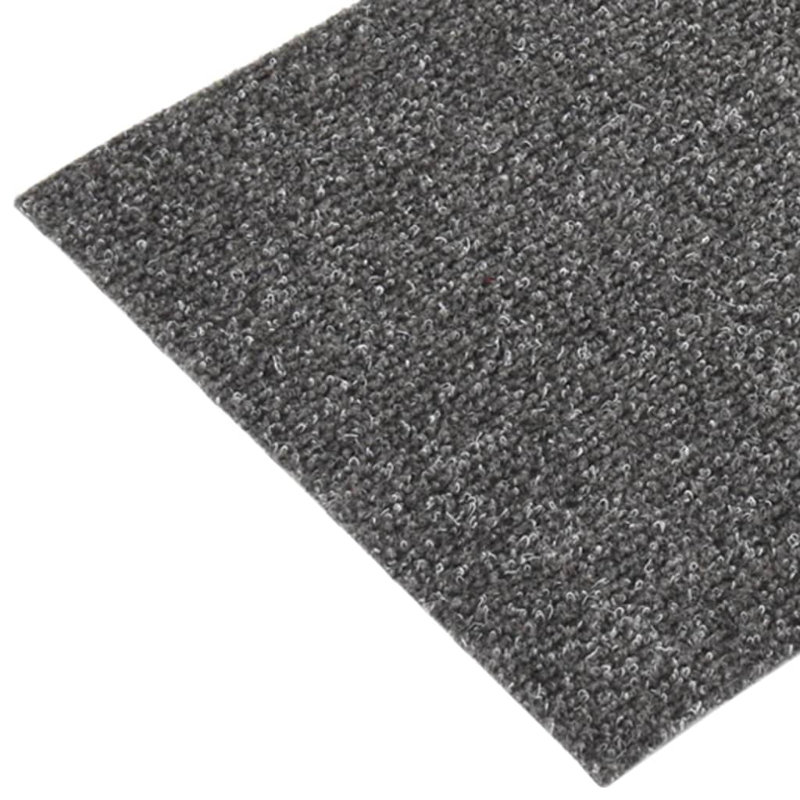 Brandun Self-adhesive Stair Mats Anthracite, Grey/Brown, 60cm x 25cm