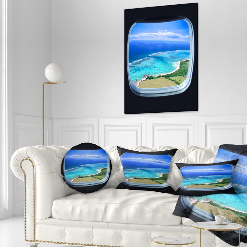 Coussin lombaire de fenêtre seascape ocean view