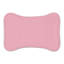 Tapis rose en forme d'os - 1 pièce