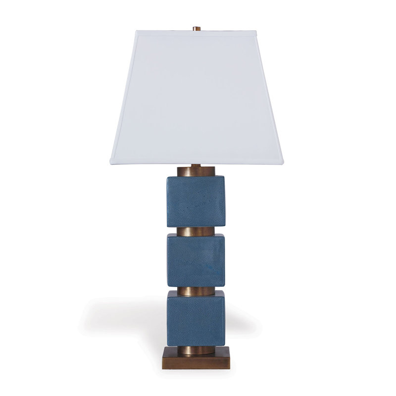 Lampe de table bleue 35 po Sydney