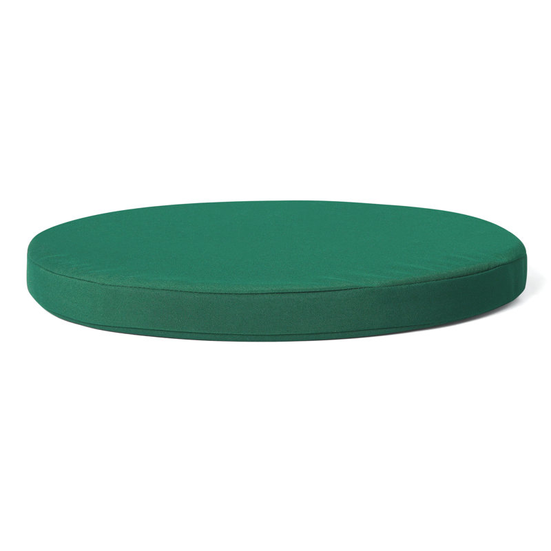 Patio Dining Chair Cushion, Green, 16" W x 16" D