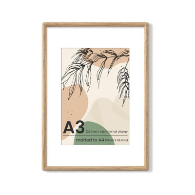 Brown Solid Wood Storage Picture Frame