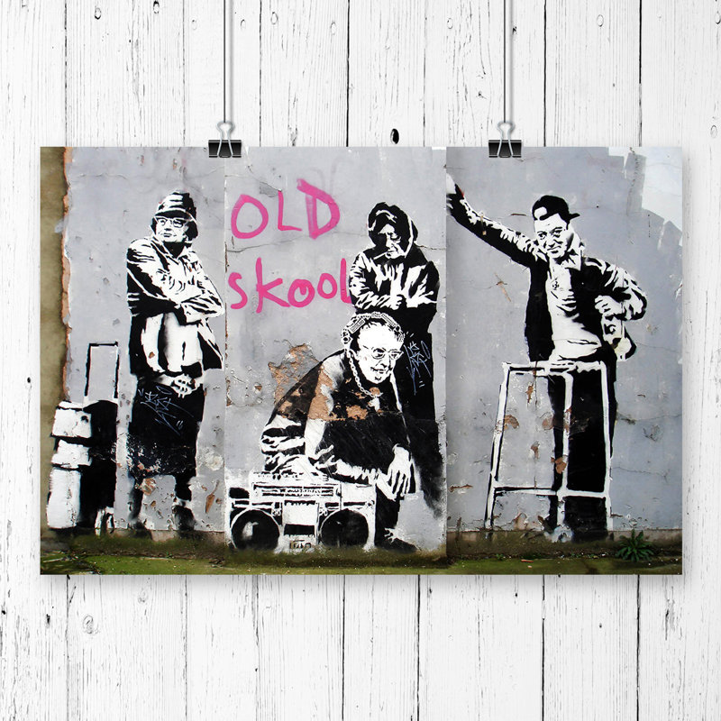 Banksy - No Frame Print, 42cm H x 59.4cm W