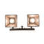 Éclairage pour meuble-lavabo 2 lumières 17 "T" Mission 17 "-126702427-126702428-126702432