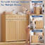 Armoire à linge coulissante avec 2 doublures amovibles et tiroirs-126927203