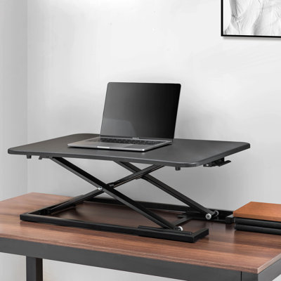 Adjustable Height and Foldable Plastic / Acrylic Steel Standing Desk Converter