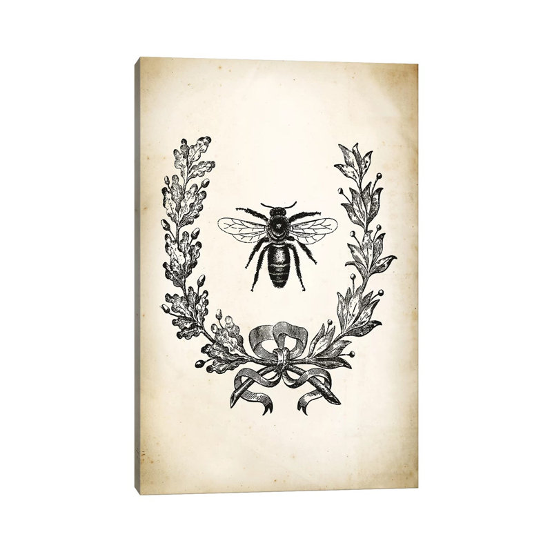 Bee - Wrapped Canvas Print, 66.04 cm H x 45.72 cm W x 1.91 cm D