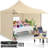 10 Ft. W x 10 Ft. D Up Canopy Tent with Awning,Heavy Duty Canopy UPF 50+ All Season Wind Waterproof Commercial Outdoor Street Vendors Party Tents for Parties Canopy with Carry Bag-101271582