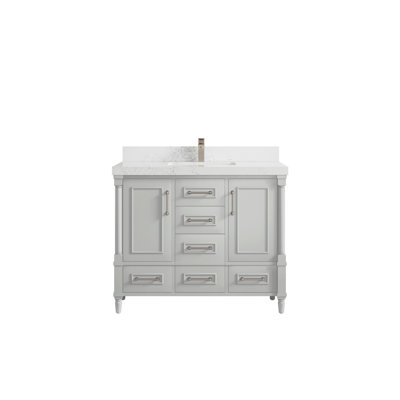 Meuble-lavabo de salle de bain l 42 po x P 22 po x H 36 po Aberdeen