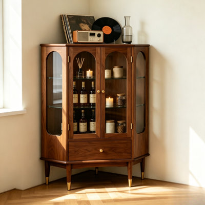 23.6 " L Solid Wood Home Bar