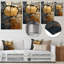 «Abstract Graceful Woodland Charm IV», reproduction d'art murale abstraite en métal-480597796