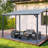 Aluminum Pergola with Canopy-90611260-95168563