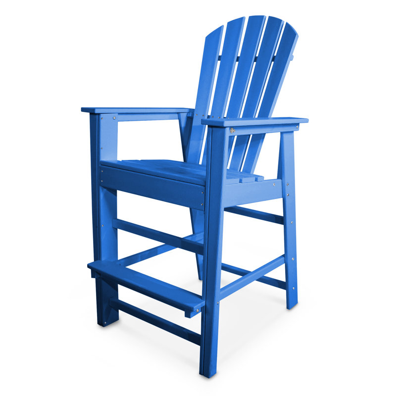 Chaise de bar POLYWOOD South Beach, Bleu pacifique