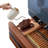 Afidano 1500 Ct Cigar Humidor, Temperature and Humidity Control with Classic Leather and Spanish Cedar Drawers