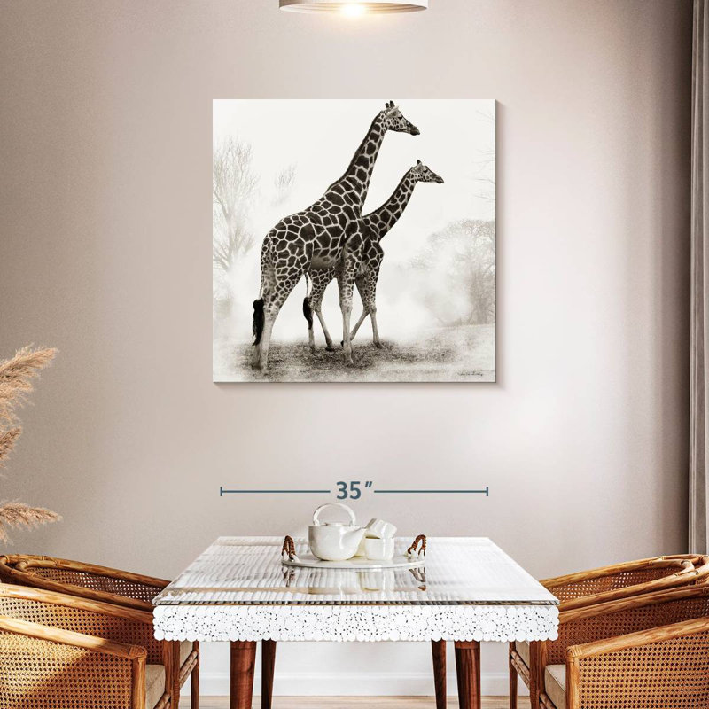 Brampt Wandering Giraffe, 36" H x 36" W