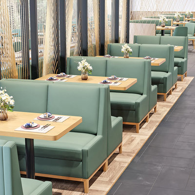 Banc de restaurant haut de gamme et luxueux