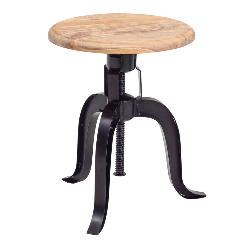 Aadrika Solid Wood Accent Stool