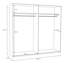 Brima 2 Door Manufactured Wood Wardrobe