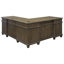 Bureau double caisson en L Larissa