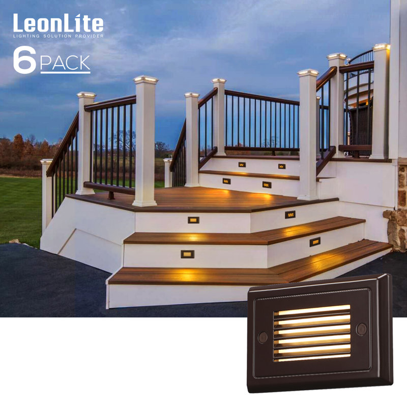 LED Hardwired Pathway Light Dimmable for Step Deck Stair 3000K Warm White